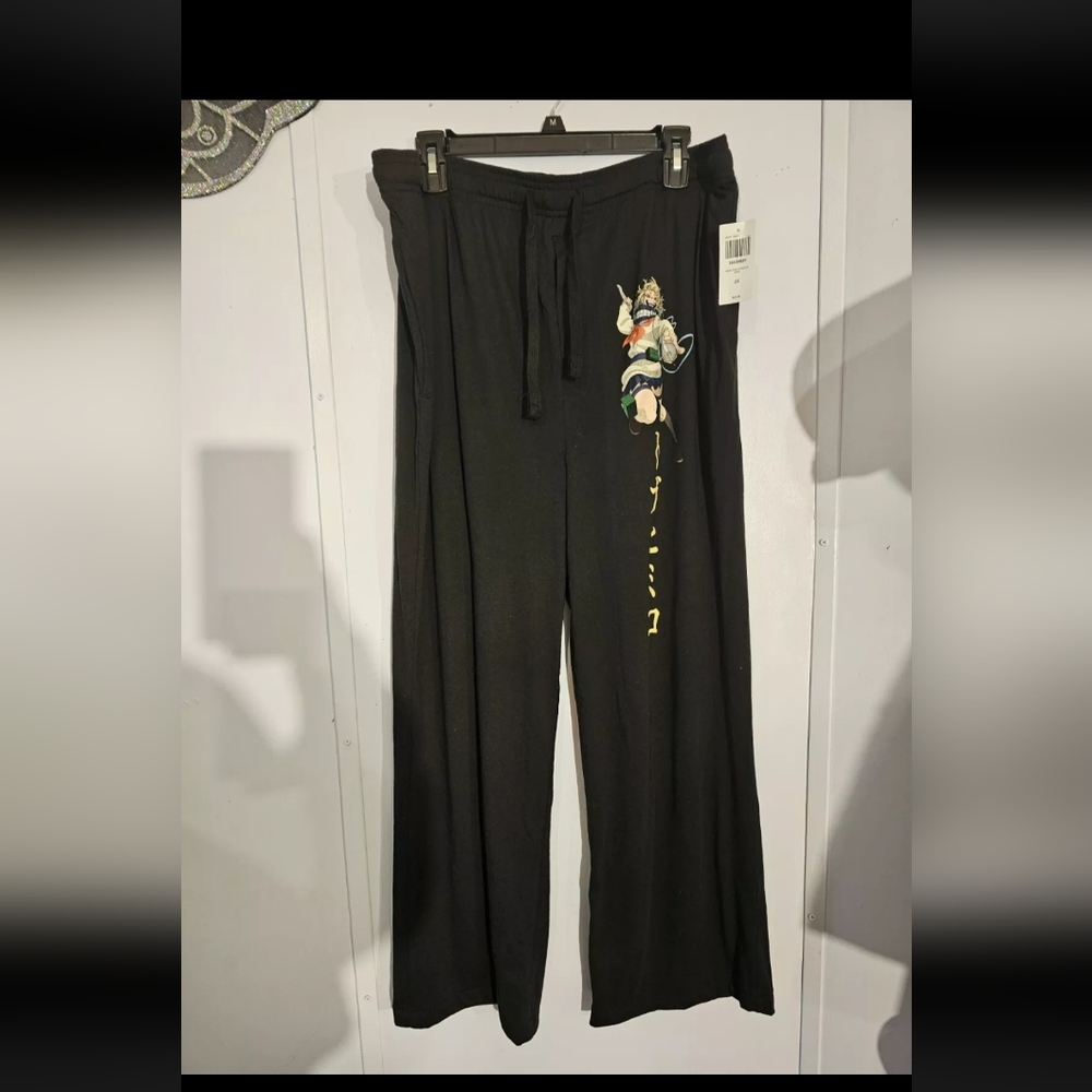 My Hero Academia Black Lounge Pants Toga NWT Crunchyroll Size 2x